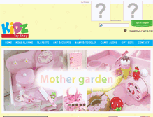 Tablet Screenshot of kidztoyshop.com